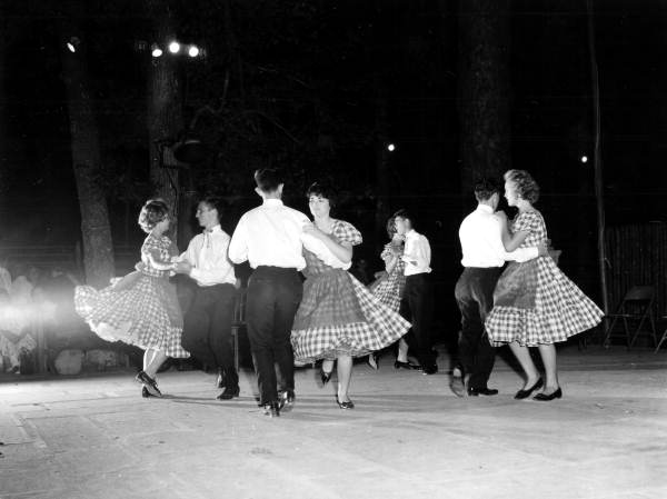 Evans Country Cloggers, of Tampa, dancing- White Springs, Florida