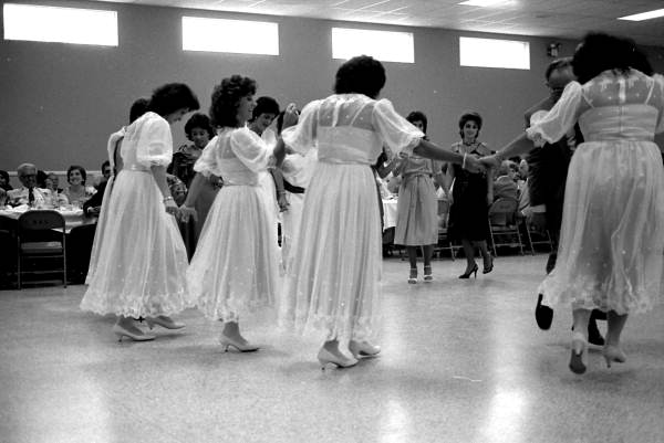 Palestinian dancing at a wedding reception at the Ramallah-American Club- Jacksonville, Florida.