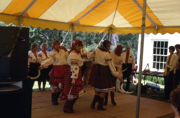 Ukrainian "Harvest Dance" being performed - White Springs, Florida