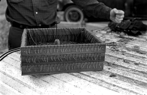 Box used for catlining by Tommy Noles - Crescent City, Florida.