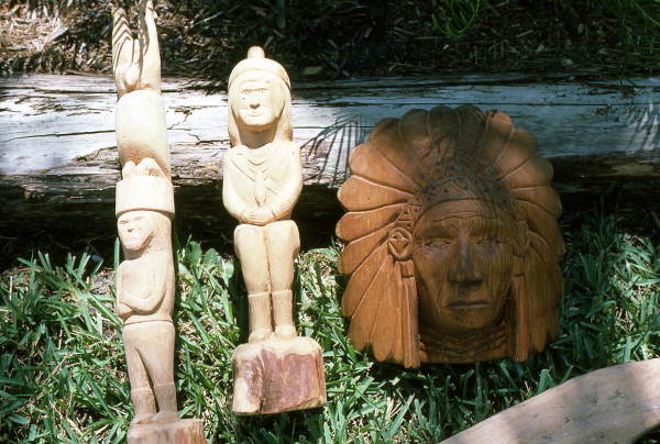 Figurines made by Seminole artisans- Tampa, Florida