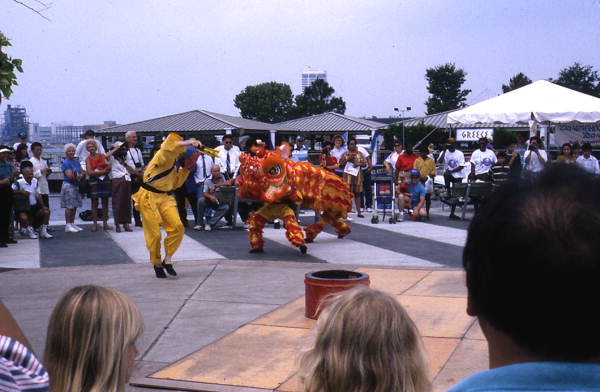 Chinese dragon on the loose at Jacksonville's World of Nations- Jacksonville, Florida