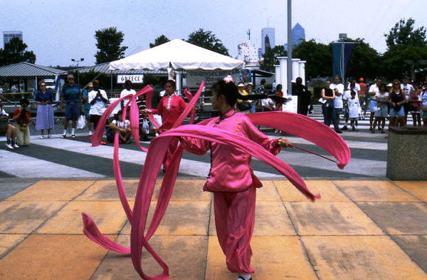 Asian dancers performing at Jacksonville's World of Nations- Jacksonville, Florida.