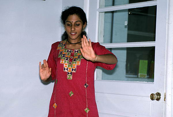 Nila Radhakrishnan performing an East Indian dance- Dade City, Florida