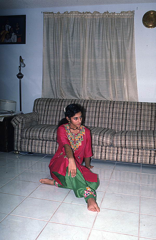 Nila Radhakrishnan performing an East Indian dance- Dade City, Florida
