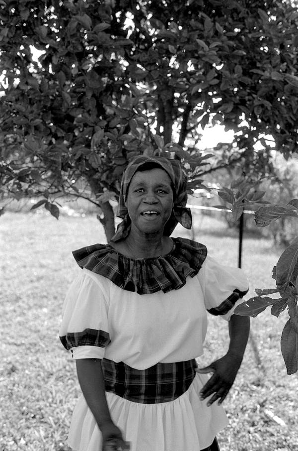 Lucille Frances-Fuller telling a Jamaican folk story- Miami, Florida
