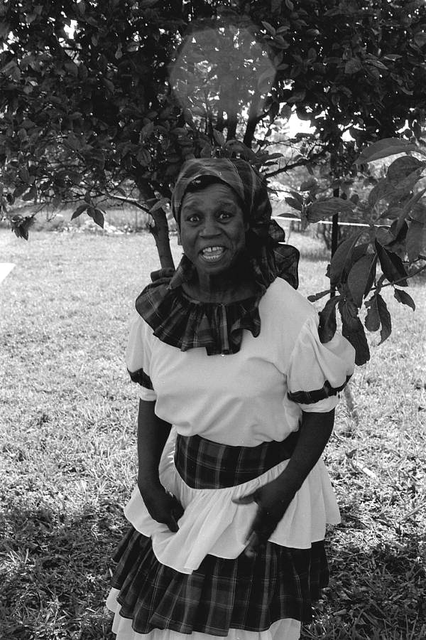 Lucille Frances-Fuller telling a Jamaican folk story- Miami, Florida