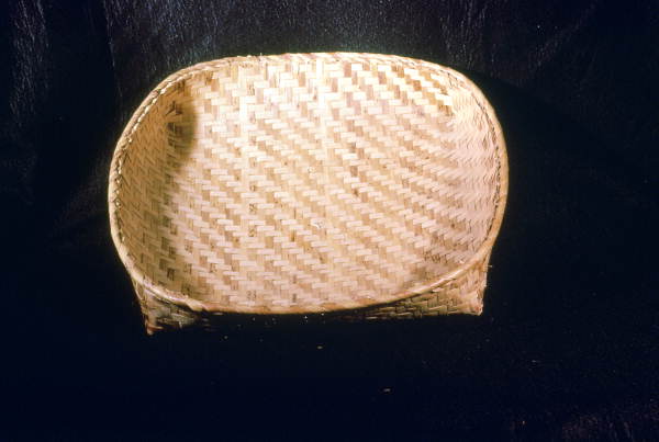 Palmetto stem basket made by Marion Bowers
