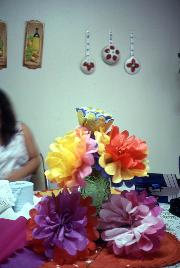 Hispanic paper flowers - Lake Worth, Florida.