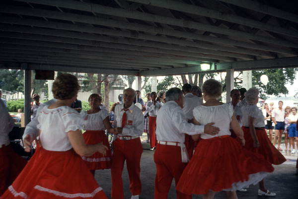 Square dancing at the "I am an American" festival - Boynton Beach, Florida.