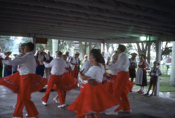 Square dancing at the "I am an American" festival - Boynton Beach, Florida.