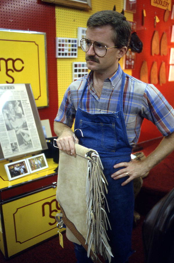 Saddlemaker Perry McLelland - Lake Worth, Florida.