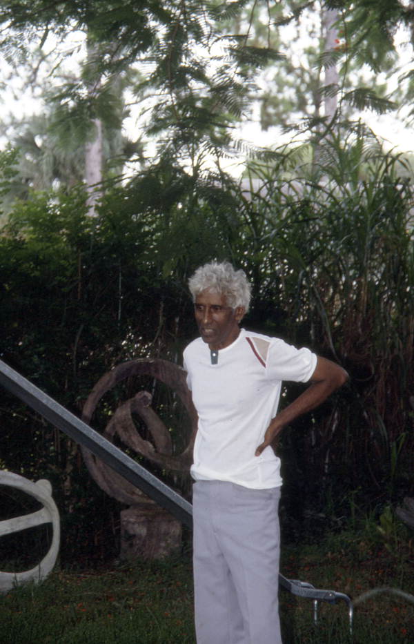 Trinidadian sculptor Raphael Samuel - West Palm Beach, Florida.