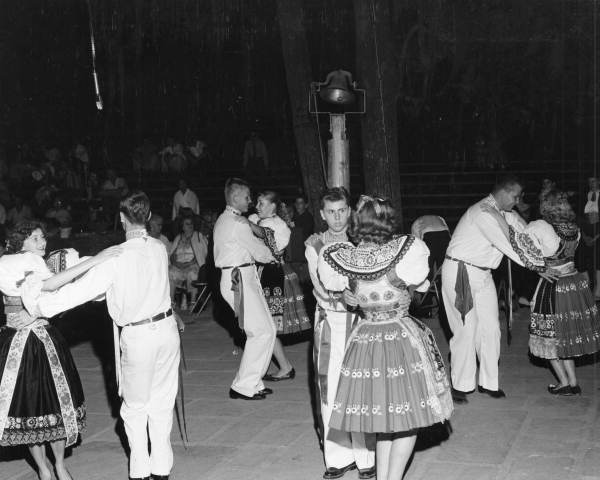 Beseda dancers of Masaryktown performing at the Florida Folk Festival - White Springs, Florida