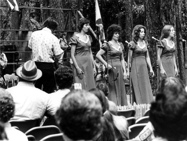 The Abundant Life Singers of Clearwater performing at the 1974 Florida Folk Festival - White Springs, Florida.