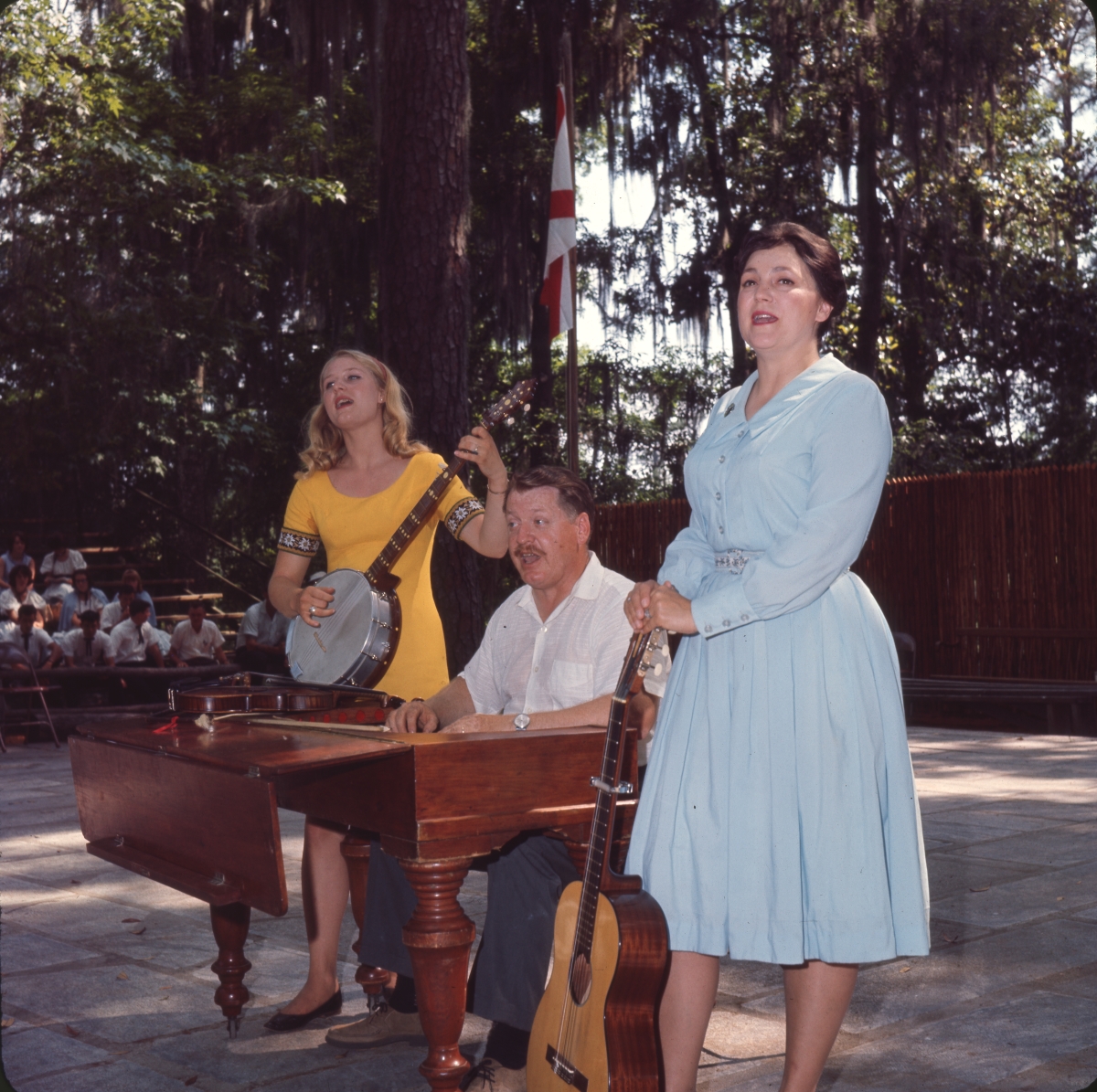 The Beers family performs at the Florida Folklife Festival - White Springs, Florida.