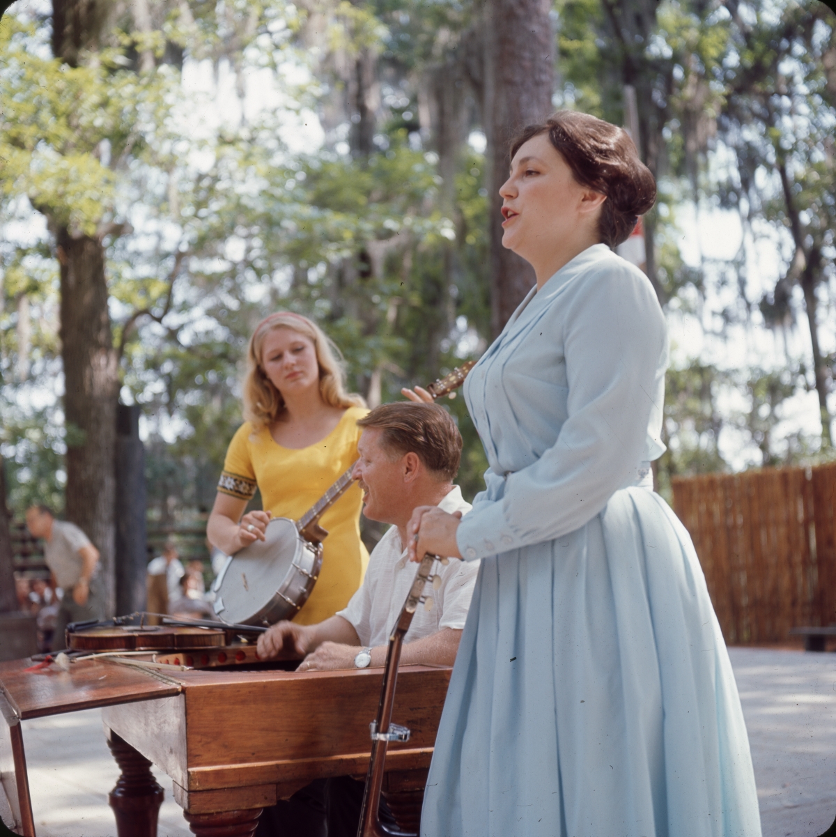 Beers family performs at the Florida Folklife Festival - White Springs, Florida.