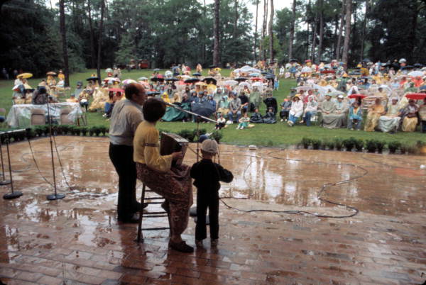 George Heaps-Nelson family from Swainsboro, Georgia performing at the 1977 Florida Folk Festival - White Springs, Florida
