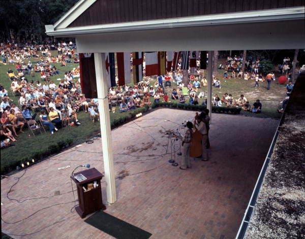 The Peyton Brothers performing at the 1978 Florida Folk Festival - White Springs, Florida