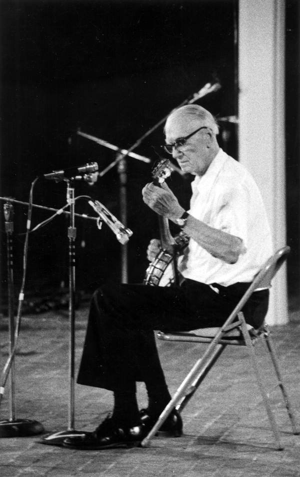 Paul Cadwell performing at the 1975 Florida Folk Festival- White Springs, Florida.
