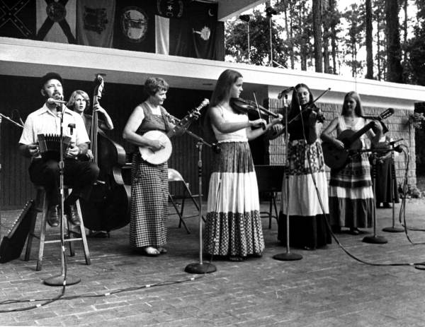The Boyer family performing at the Florida Folk Festival - White Springs, Florida.