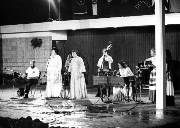 The Boyer family performing at the 1975 Florida Folk Festival - White Springs, Florida.