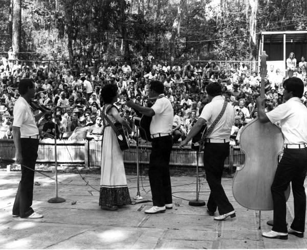 Skip Johns and the Travelers of Lake City performing at the 1979 Florida Folk Festival - White Springs, Florida