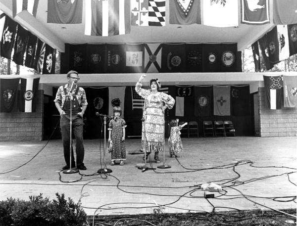 The Caney Forkers of Cookeville, Tenn. performing at the 1976 Florida Folk Festival - White Springs, Florida.