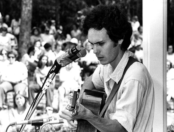 Joe Mark of St. Augustine performing at the 1977 Florida Folk Festival - White Springs, Florida.