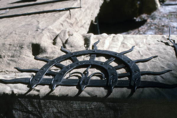 Rack made by blacksmith Buddy Paige - White Springs, Florida.