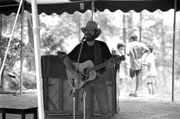Martin Crutchfield performing at the 1987 Florida Folk Festival - White Springs, Florida