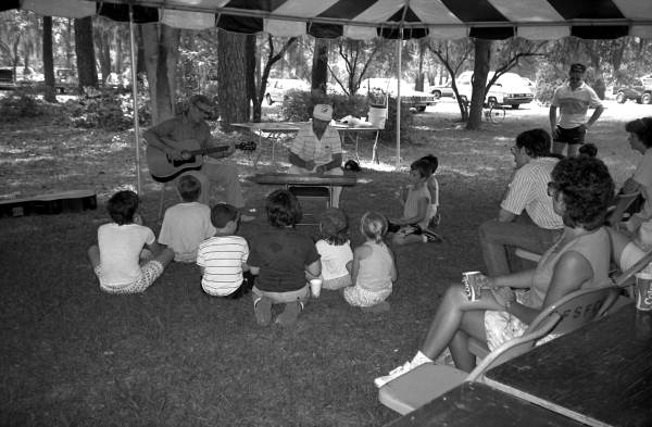 The Boyd Brothers performing at the 1989 Florida Folk Festival - White Springs, Florida