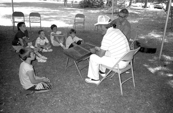 The Boyd Brothers performing at the 1989 Florida Folk Festival - White Springs, Florida