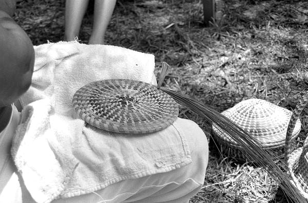View of Margaret Garrison's handiwork