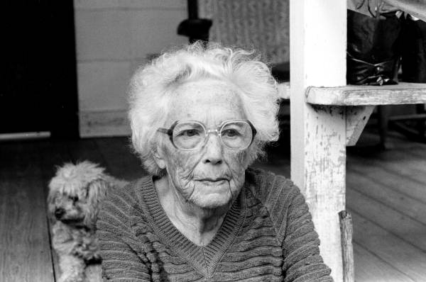 Myrtle Dudley, recipient of the 1991 Florida Folk Heritage Award - Jonesville, Florida.