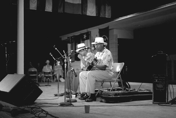 John Cephas and Phil Wiggins performing at the 1991 Florida Folk Festival - White Springs, Florida