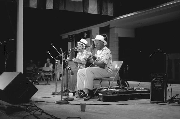 John Cephas and Phil Wiggins performing at the 1991 Florida Folk Festival - White Springs, Florida