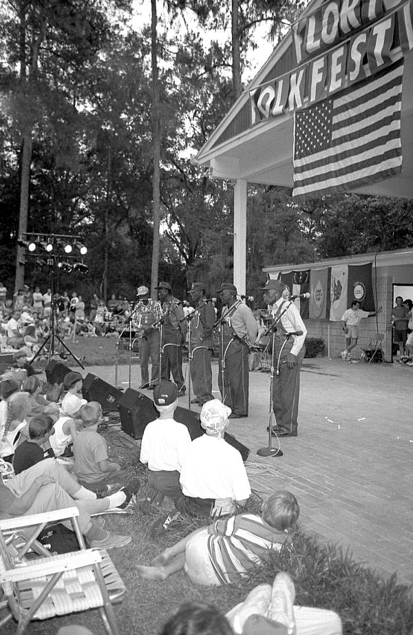 Gandy dancers singing- White Springs, Florida