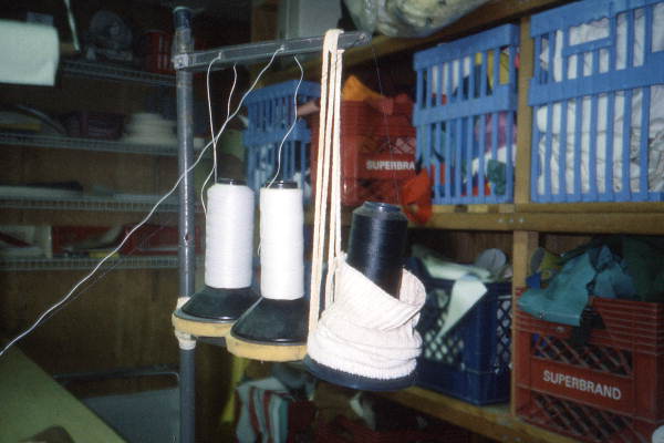 Threads used by sailmakers to sew sails - Key West, Florida.