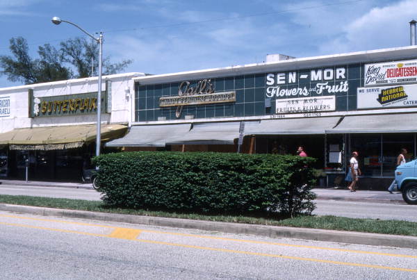 Businesses in the 1500 block of Washington Ave. - Miami Beach, Florida