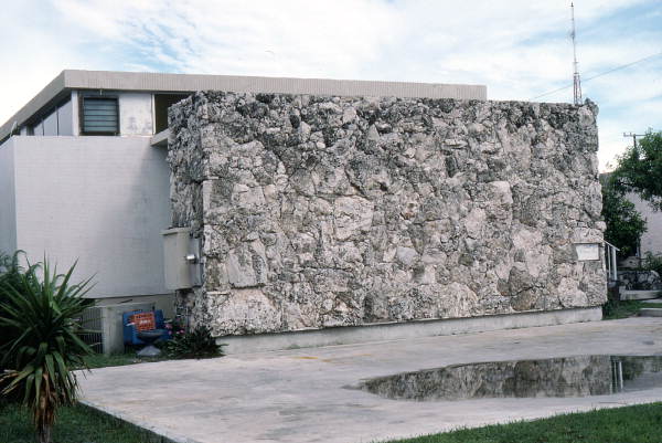 Exterior of Jewish 'Mikvah', or ritual bath - Miami Beach, Florida