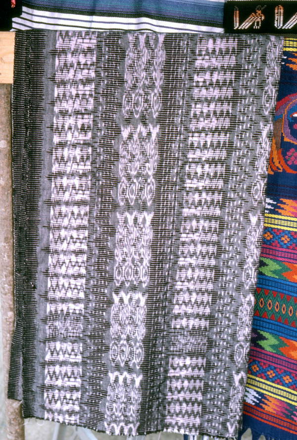 Examples of Guatemalan tejadas (weavings) used as wall hangings - Miami, Florida.