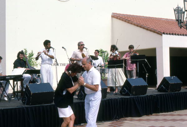 Nestor Torres and Spice performing at the Traditions Festival - Miami, Florida.