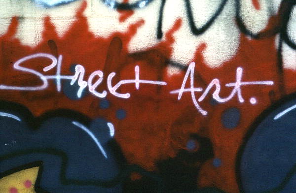Graffiti in an abandoned church building - Sarasota, Florida.