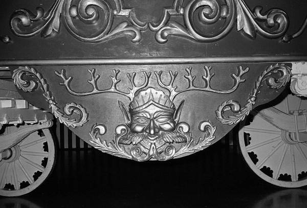Close up of a circus wagon - Sarasota, Florida.