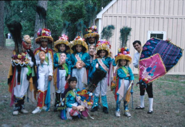 Toro Huaco group at the Florida Folk Festival - White Springs, Florida .