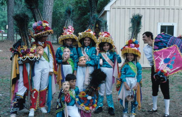 Toro Huaco group at the Florida Folk Festival - White Springs, Florida .