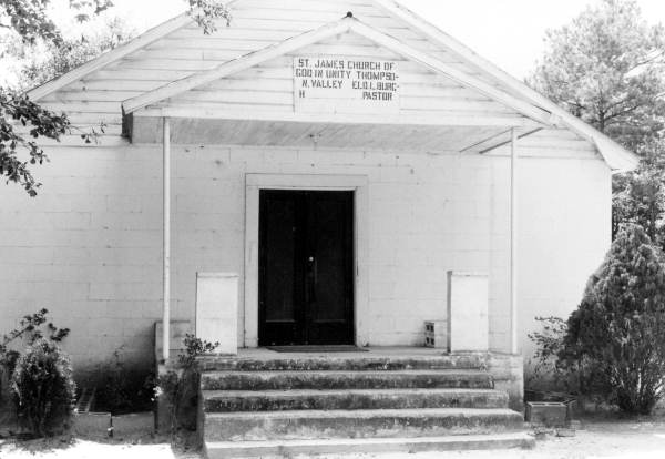St. James Church of God in Unity--Thompson Valley- Lamont, Florida