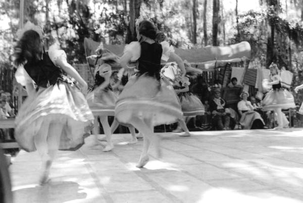 Members of Suncoast Civic Ballet of St. Petersburg performing- White Springs, Florida