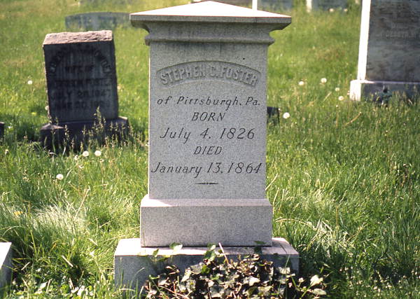 Grave of Stephen C. Foster - Pittsburgh, Pennsylvania